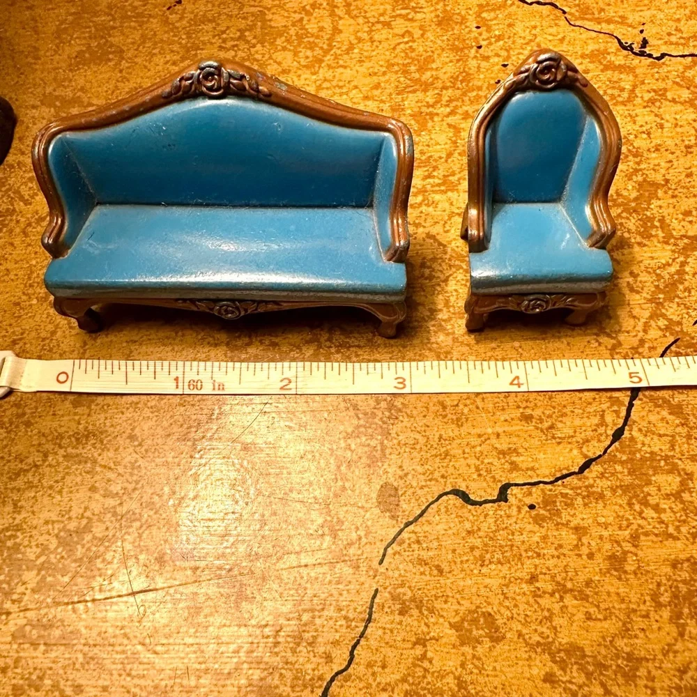 Vintage Mattel Metal Dollhouse Furniture 1980